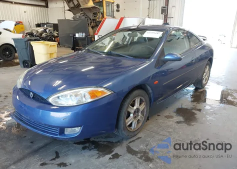 2002 Mercury Cougar V6 из США, поврежденный, VIN 1ZWFT61LX25604800